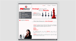 Desktop Screenshot of pmmetrix.com